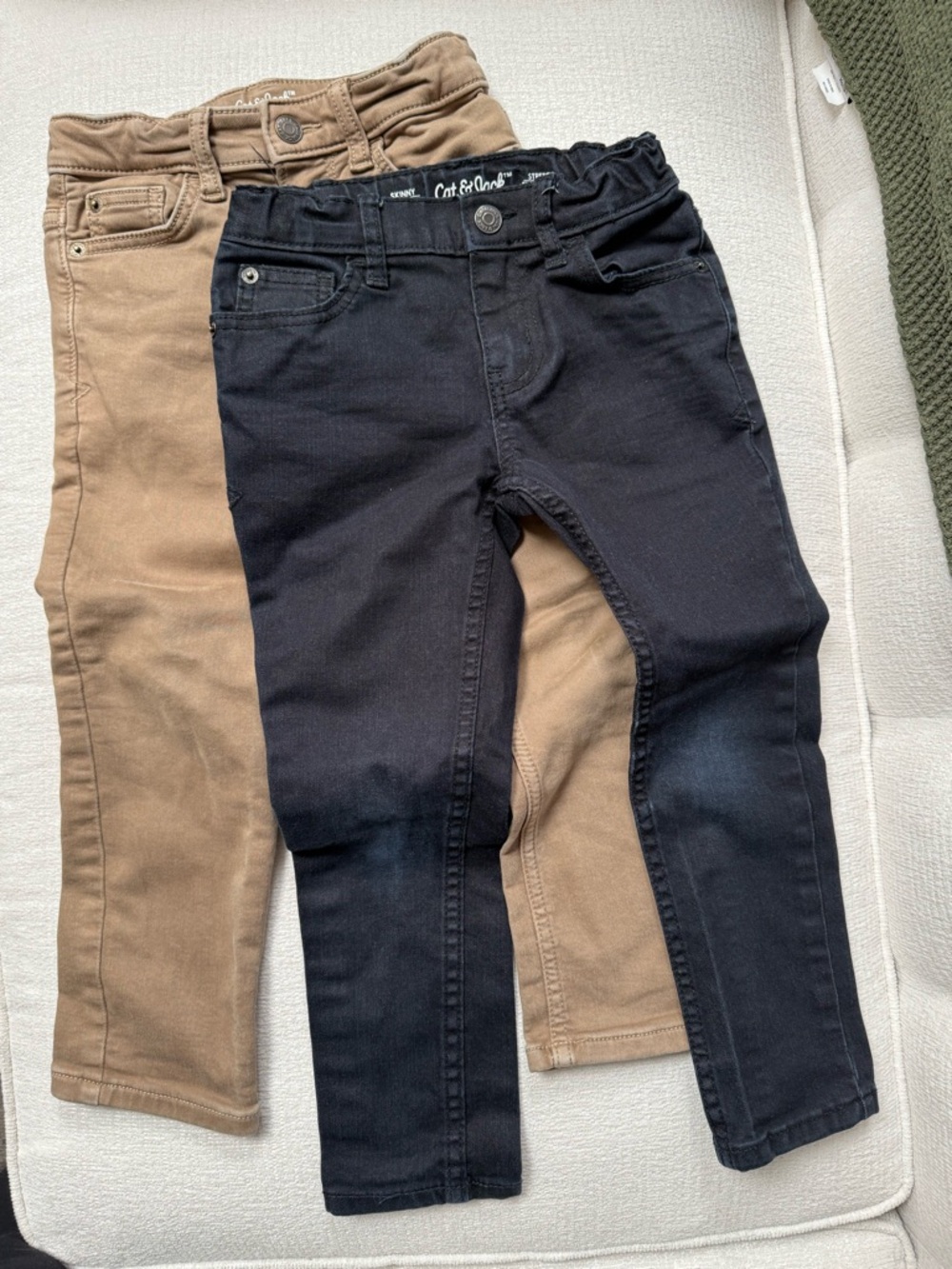 Cat & Jack Black and Brown Skinny Jeans
